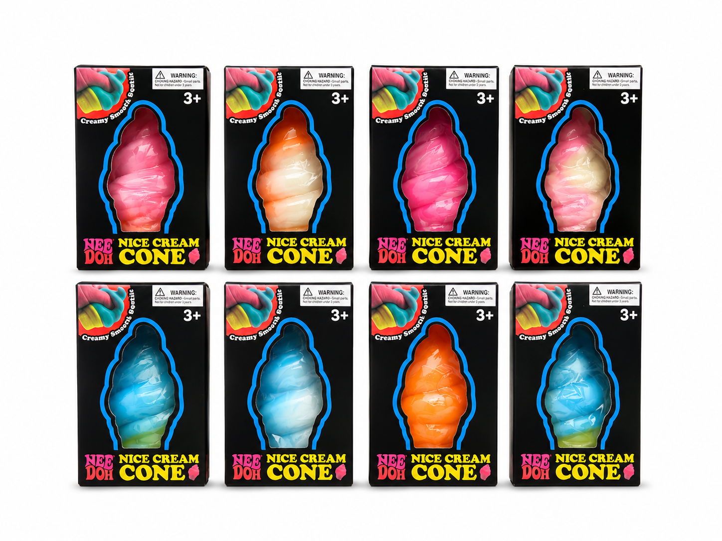 🍦 NeeDoh Nice Cream Cone Squish – Ultra Soft Sensory Fidget Toy